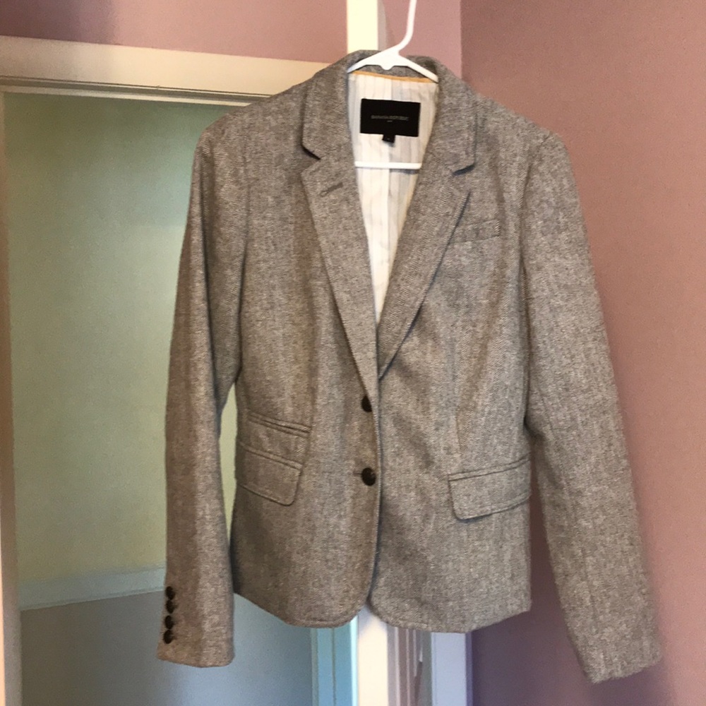 Banana Republic Factory Herringbone Blazer